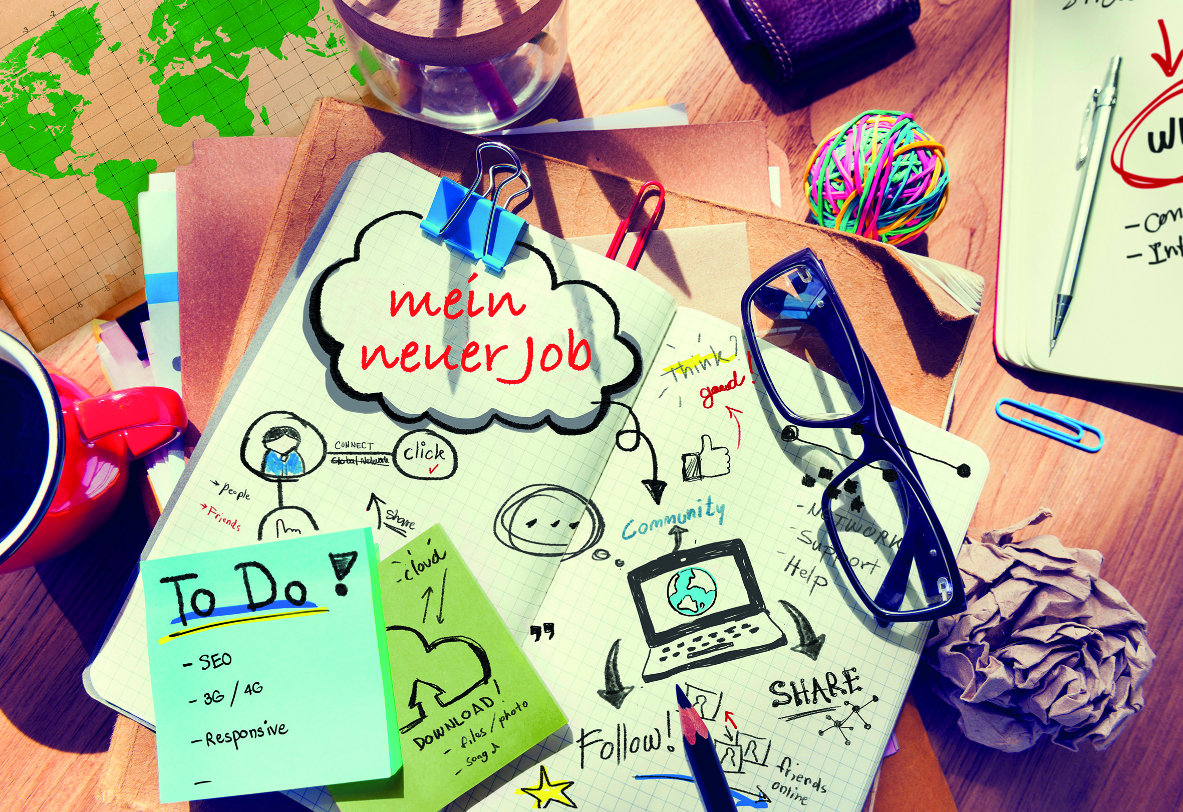 Download Neuen job wuensche fuer die zukunft beruflich For iPhone Free